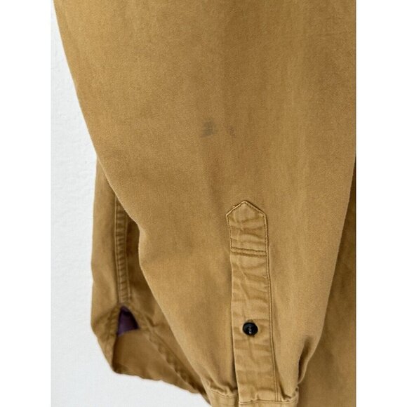 THE TERRITORY AHEAD Mens Jean Shirt XL Cotton Button Up Mustard Grandpacore READ - Picture 13 of 13